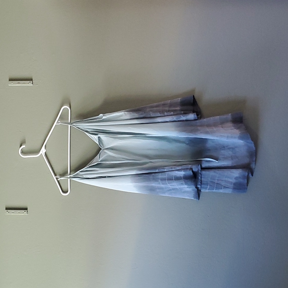Lulu's Sage and Gray Boho Tunic Dress Small
